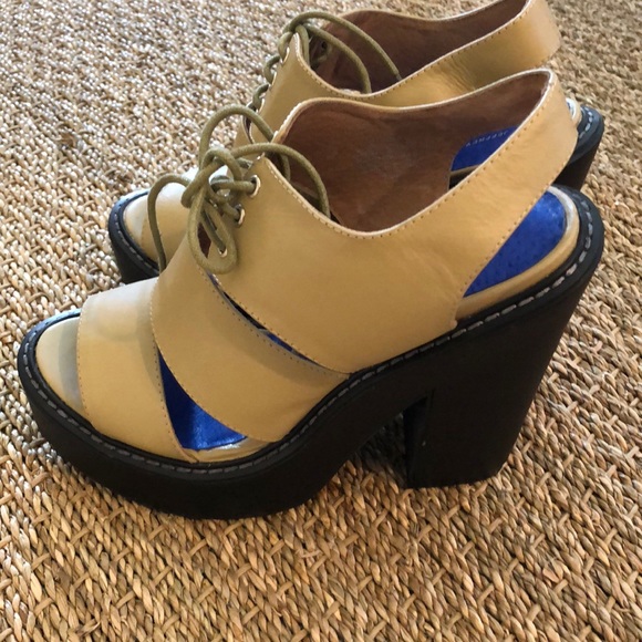 Jeffery Campbell x free people shoes 9.5 - Picture 2 of 5